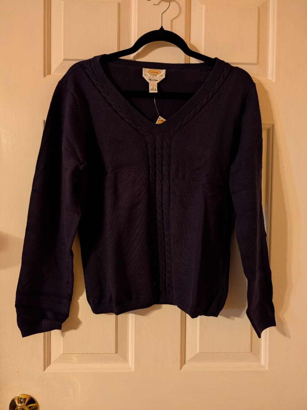 Talbots Petites Navy Blue Sweater ~ PL